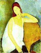 Portrait of Jeanne Hebuterne Amedeo Modigliani